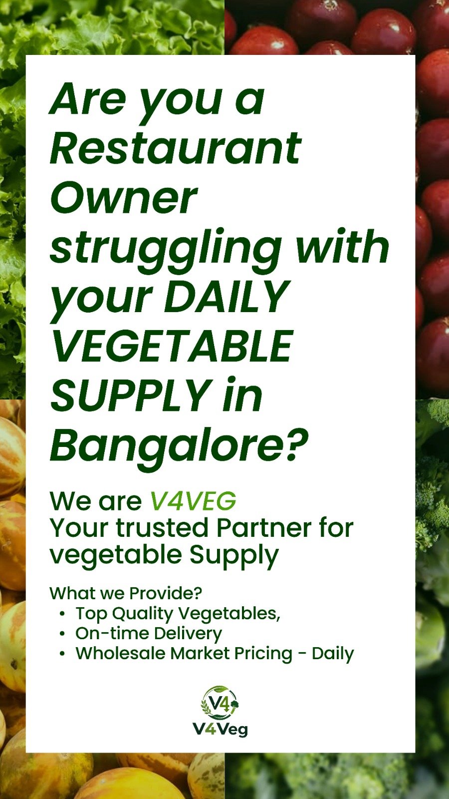 Ad — for restaurant owners